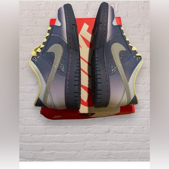 Nike Dunk Low BG GS Halloween Diffused Blue Tint FQ8354-491 sz 5Y 6.5 WM NIB - Picture 8 of 11